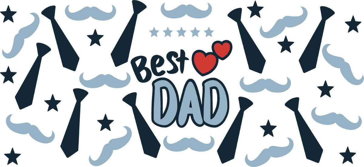 El Mejor Papá para Vasos Snowglobe de 16 oz (Dad)