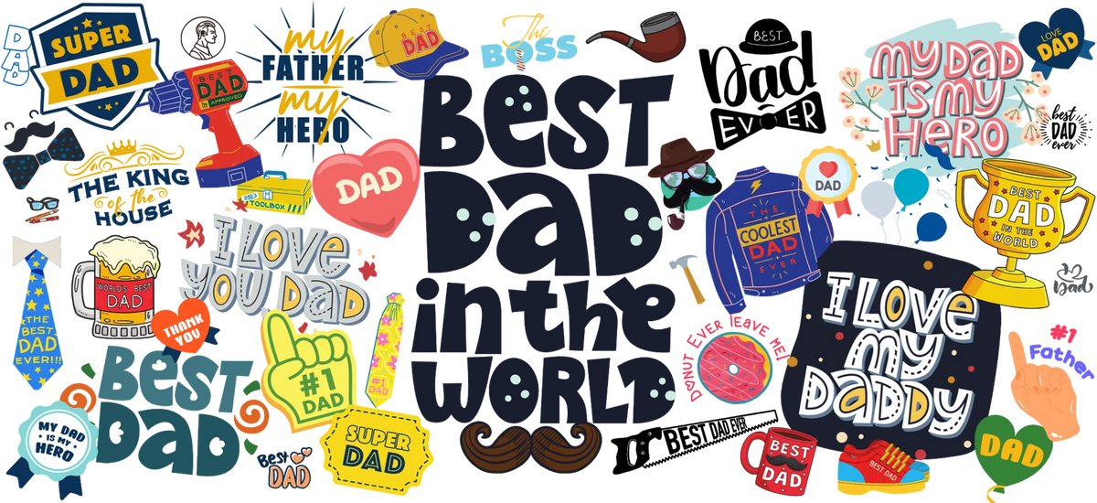 El Mejor Papá para Vasos Snowglobe de 16 oz (Dad)