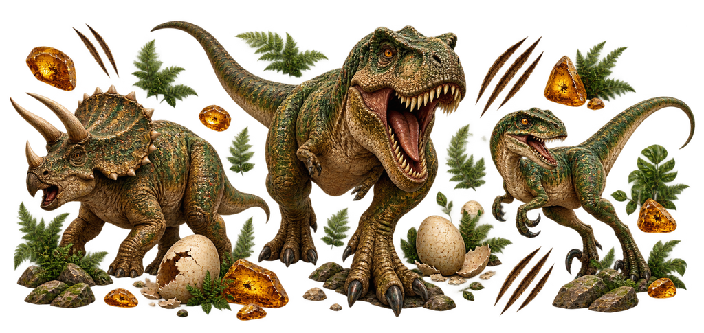 Mundo de Dinosaurios para Vasos Snowglobe de 16 oz (dinosaurios)