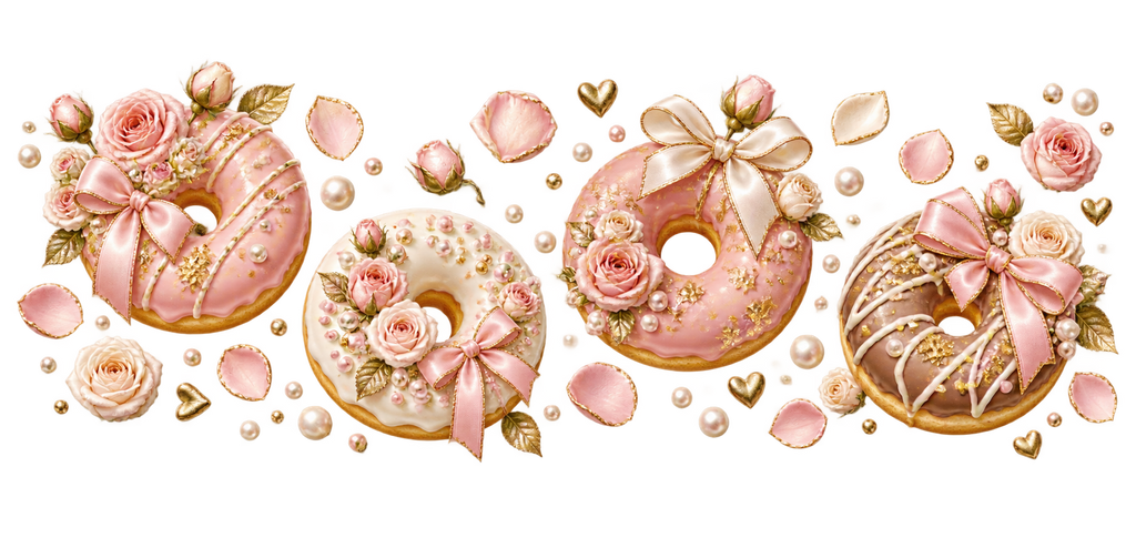 Dulce Mundo de Donas para Vasos Snowglobe de 16 oz (Donas)