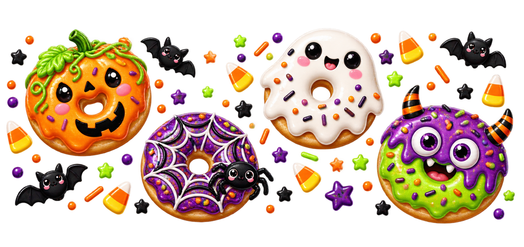 Dulce Mundo de Donas para Vasos Snowglobe de 16 oz (Donas)