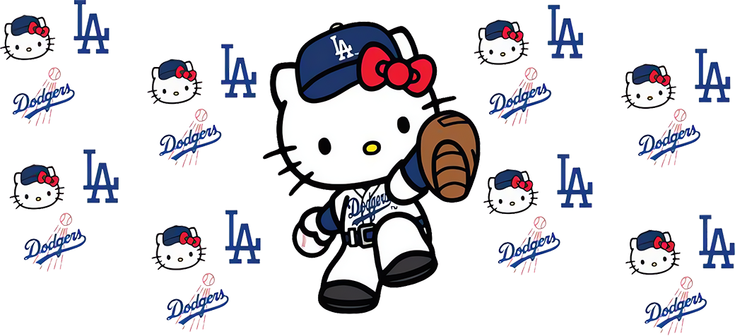 Pasión Azul de Béisbol para Vasos Snowglobe de 16 oz (LA Dodgers)
