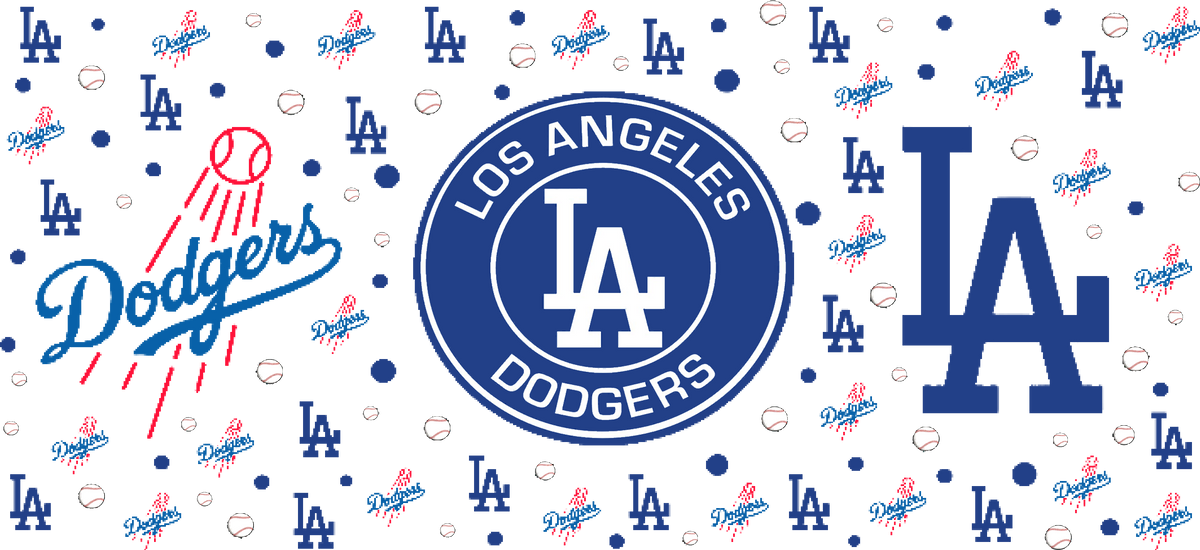 Pasión Azul de Béisbol para Vasos Snowglobe de 16 oz (LA Dodgers)