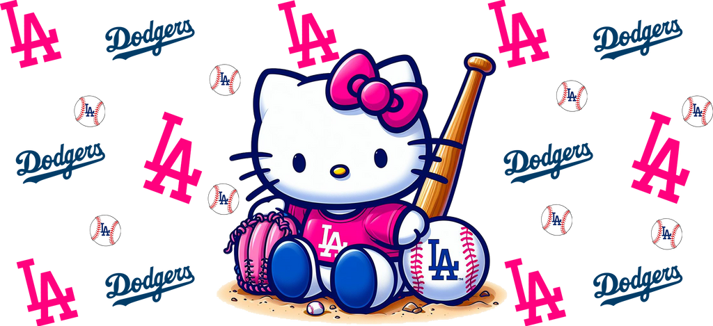 Pasión Azul de Béisbol para Vasos Snowglobe de 16 oz (LA Dodgers)