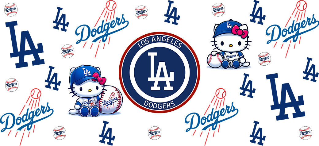 Pasión Azul de Béisbol para Vasos Snowglobe de 16 oz (LA Dodgers)