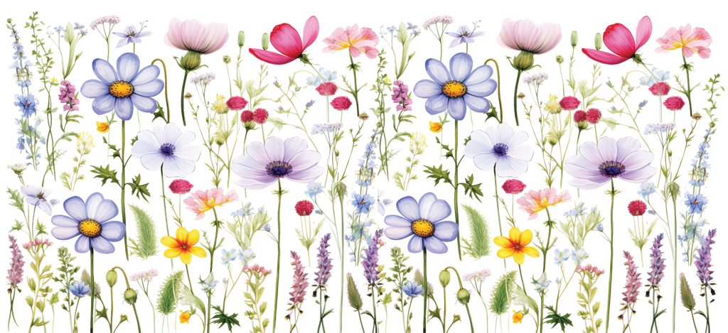Flores, Mariposas y Frutas para Vasos Snowglobe de 16 oz (Flower Freud)