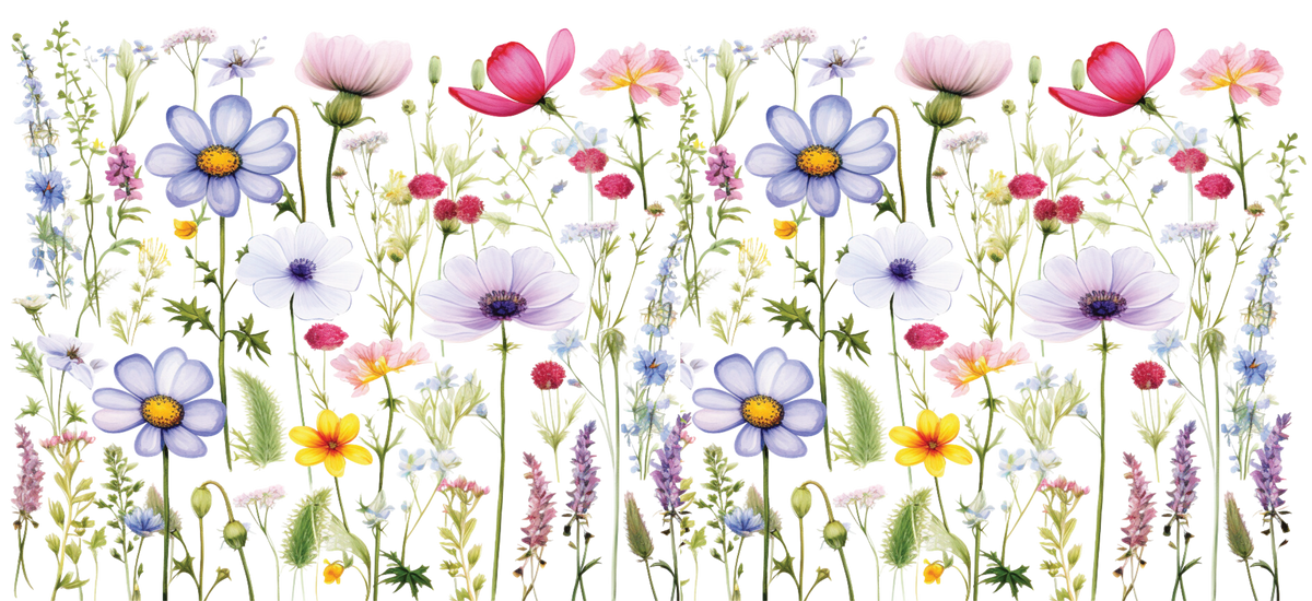 Flores, Mariposas y Frutas para Vasos Snowglobe de 16 oz (Flower Freud)