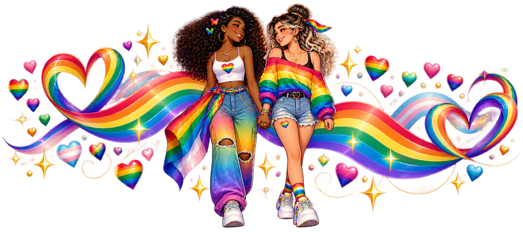 Orgullo LGBTQ+ para vasos Snowglobe de 16 oz (UV-DTF)