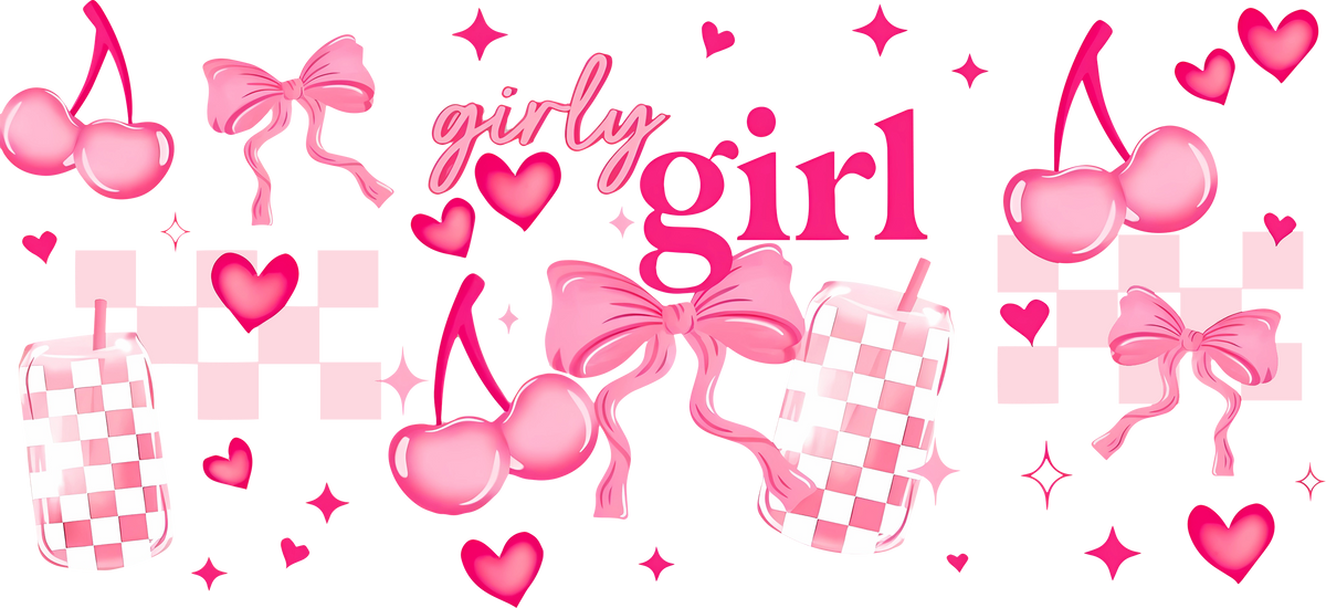 Estilo, Brillo y Actitud para Vasos Snowglobe de 16 oz (Girl)