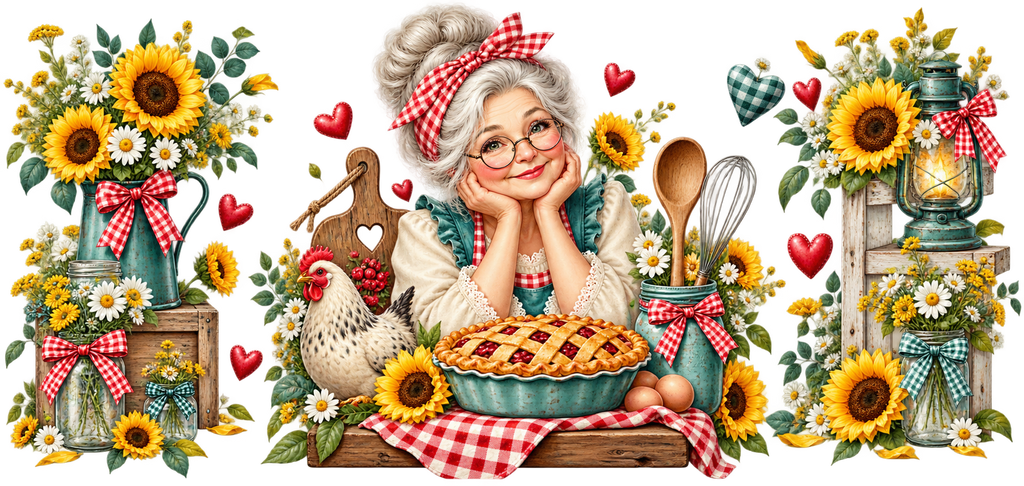 Amor de Abuela para Vasos Snowglobe de 16 oz (Grandma)