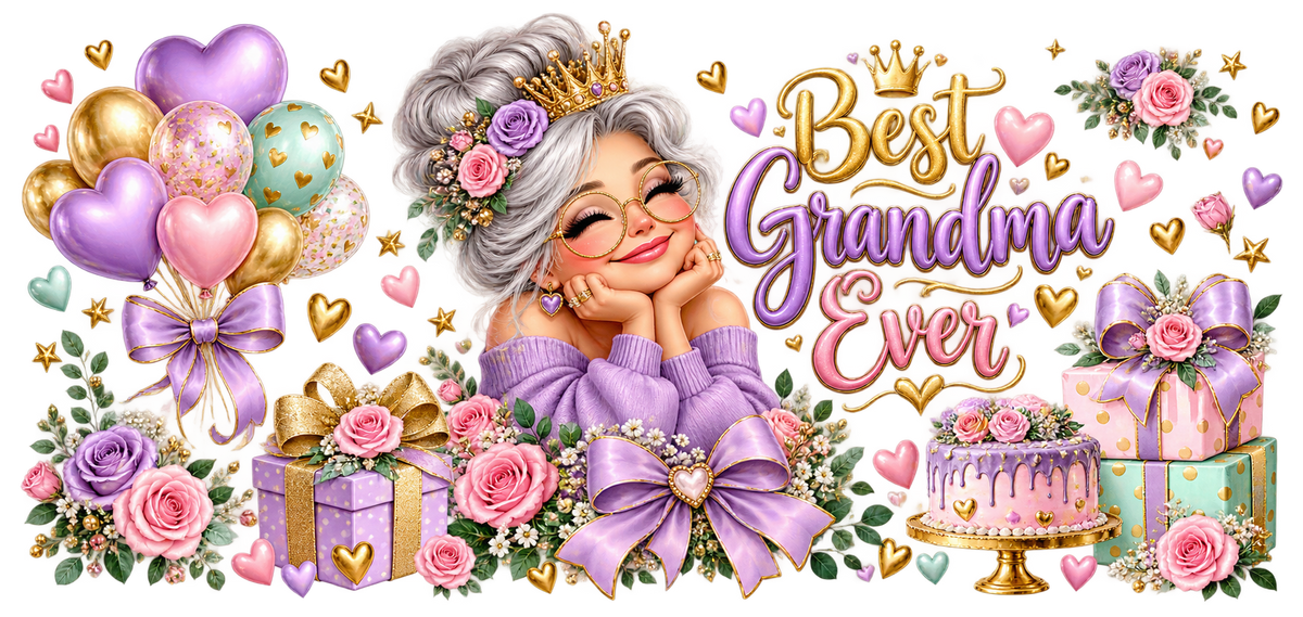 Amor de Abuela para Vasos Snowglobe de 16 oz (Grandma)