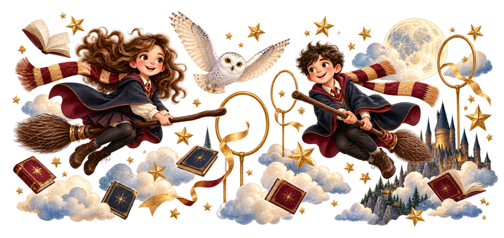 Magia y Aventuras para Vasos Snowglobe de 16 oz (Harry Potter)