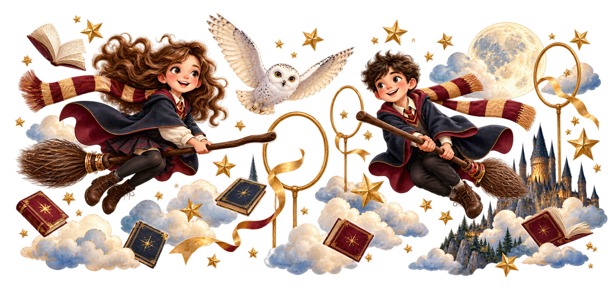 Magia y Aventuras para Vasos Snowglobe de 16 oz (Harry Potter)