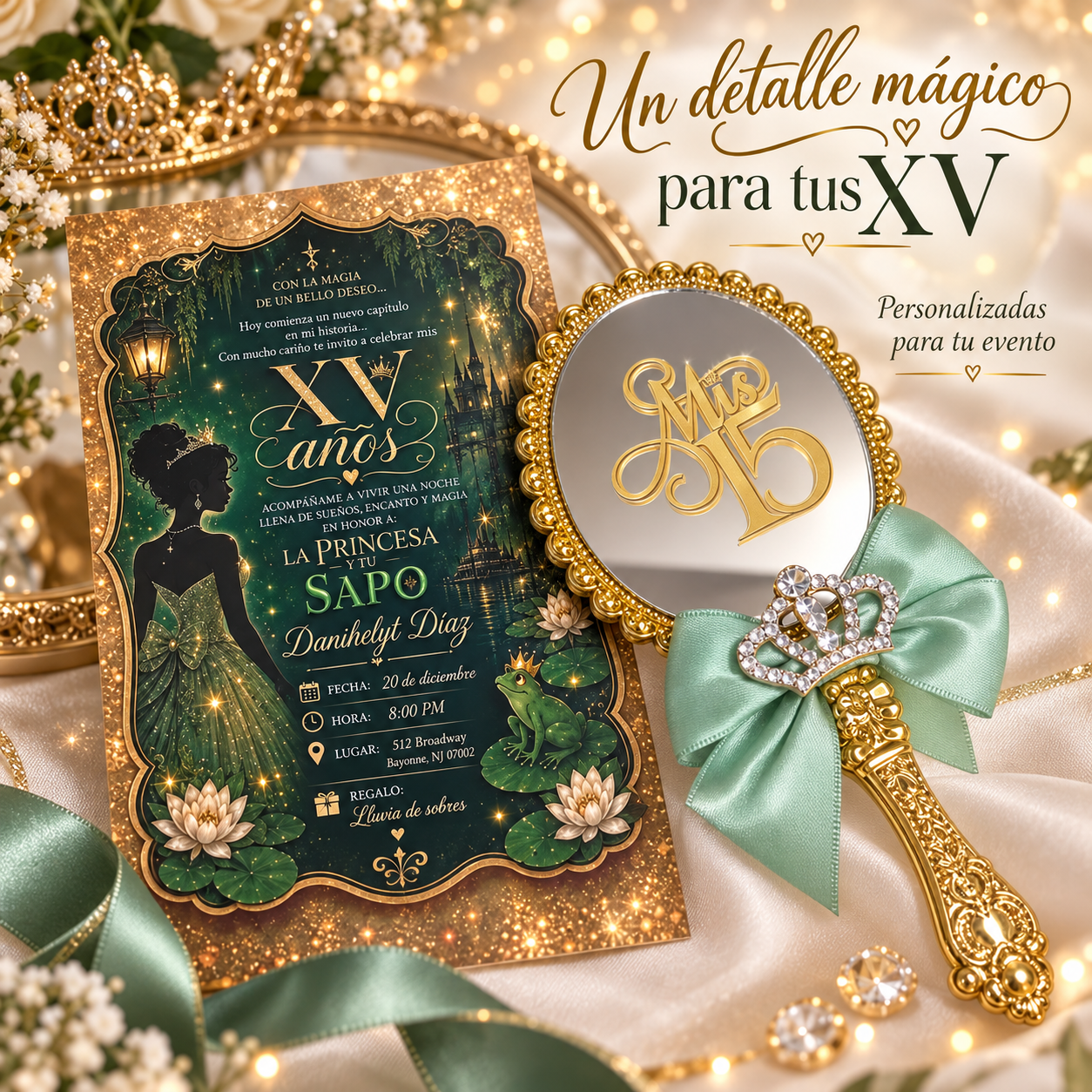 Invitación Personalizada con Espejo