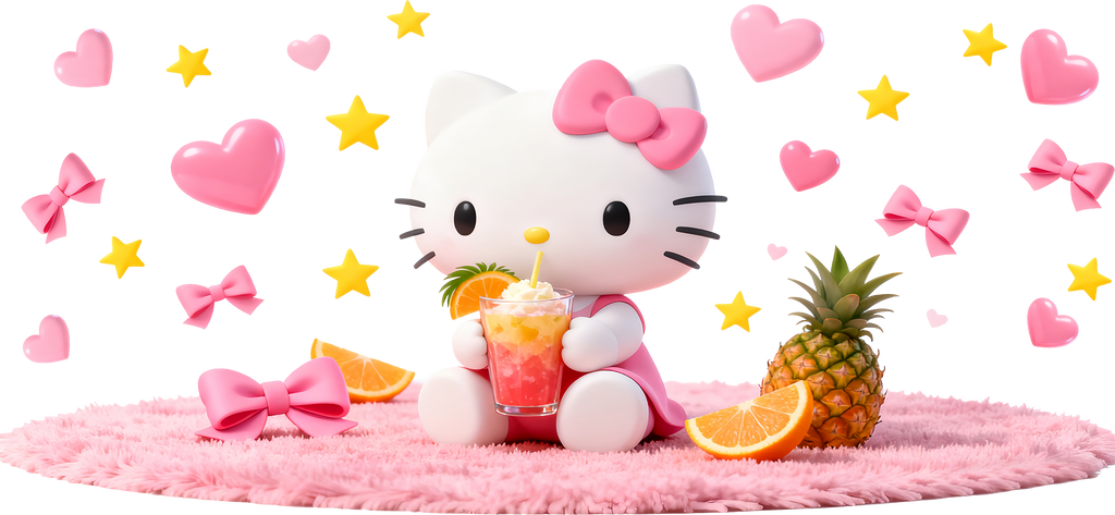 Dulzura Kawaii para Vasos Snowglobe de 16 oz (Hello Kitty)