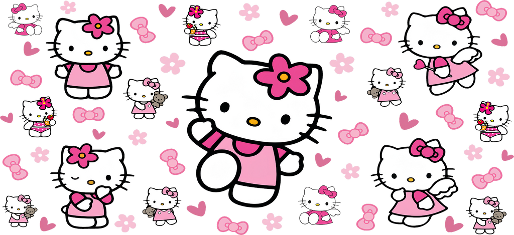 Dulzura Kawaii para Vasos Snowglobe de 16 oz (Hello Kitty)