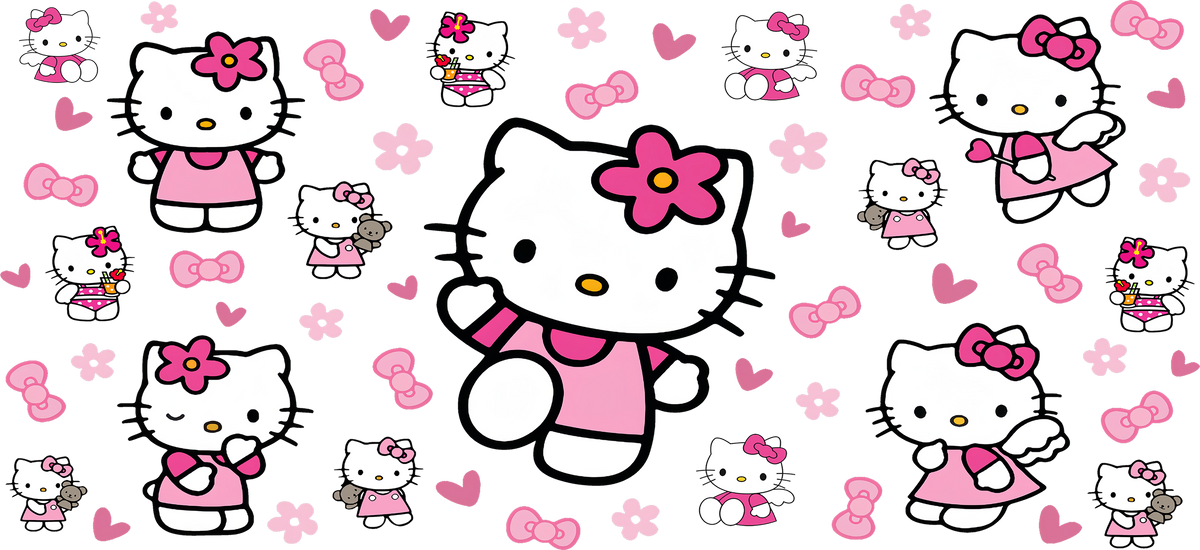 Dulzura Kawaii para Vasos Snowglobe de 16 oz (Hello Kitty)