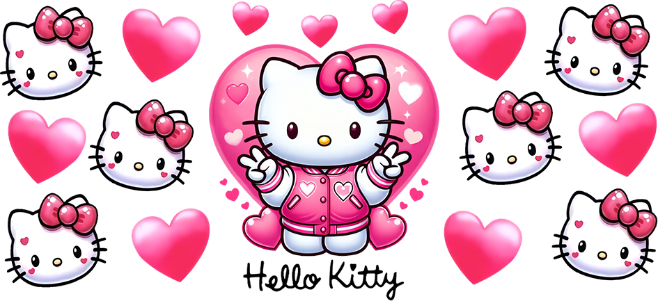 Dulzura Kawaii para Vasos Snowglobe de 16 oz (Hello Kitty)