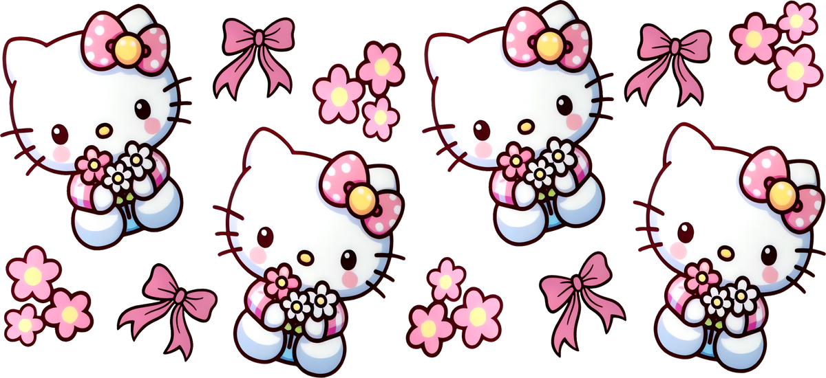 Dulzura Kawaii para Vasos Snowglobe de 16 oz (Hello Kitty)