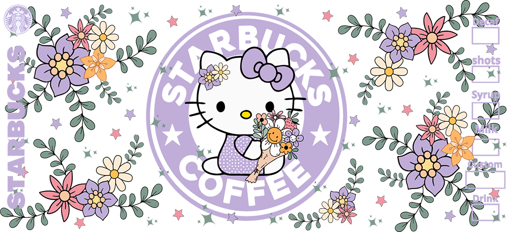Dulzura Kawaii para Vasos Snowglobe de 16 oz (Hello Kitty)