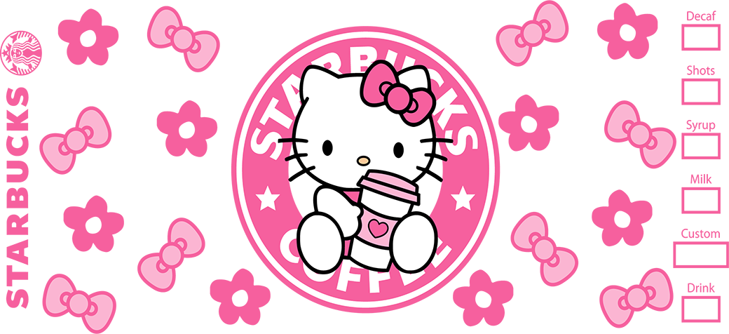 Dulzura Kawaii para Vasos Snowglobe de 16 oz (Hello Kitty)