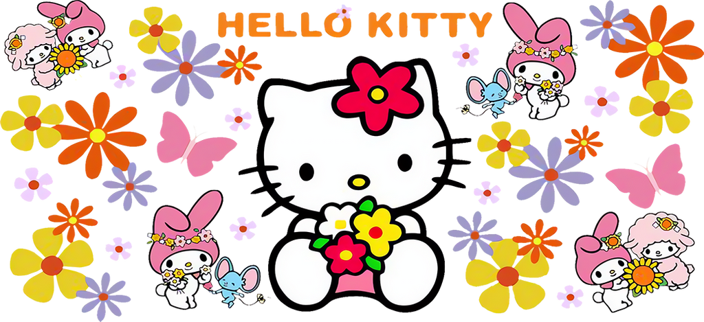 Dulzura Kawaii para Vasos Snowglobe de 16 oz (Hello Kitty)