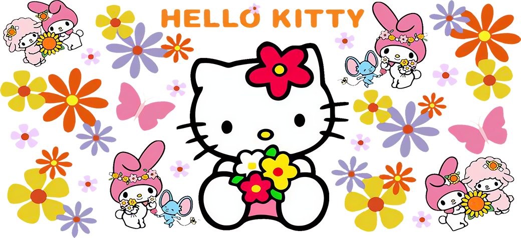Dulzura Kawaii para Vasos Snowglobe de 16 oz (Hello Kitty)