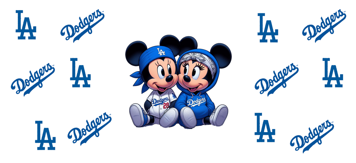 Pasión Azul de Béisbol para Vasos Snowglobe de 16 oz (LA Dodgers)