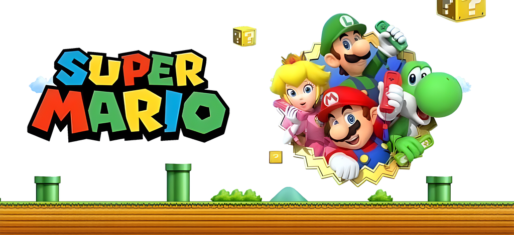 Aventura de Videojuego para Vasos Snowglobe de 16 oz (Mario)