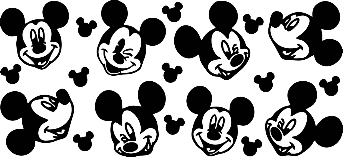 Amor de Pareja Clásica para Vasos Snowglobe de 16 oz (Mickey Minnie)