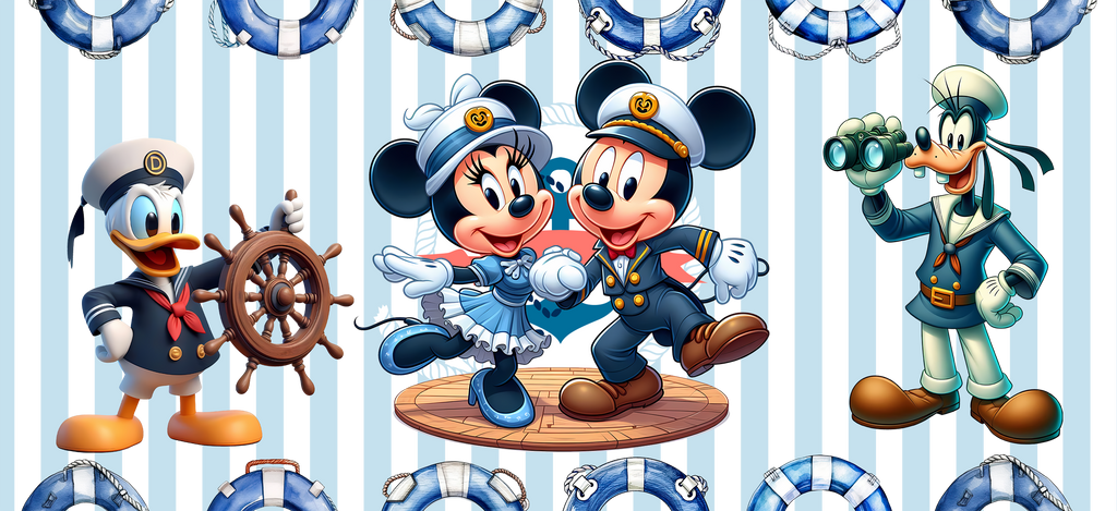 Amor de Pareja Clásica para Vasos Snowglobe de 16 oz (Mickey Minnie)