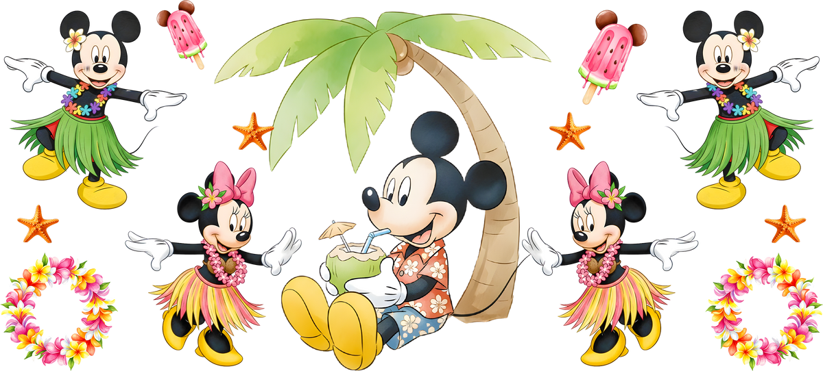 Amor de Pareja Clásica para Vasos Snowglobe de 16 oz (Mickey Minnie)