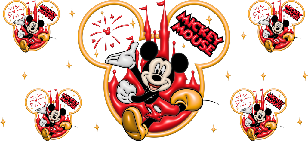 Amor de Pareja Clásica para Vasos Snowglobe de 16 oz (Mickey Minnie)
