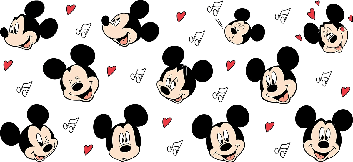 Amor de Pareja Clásica para Vasos Snowglobe de 16 oz (Mickey Minnie)