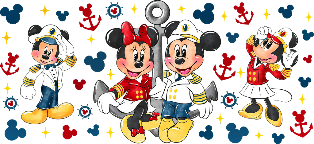 Amor de Pareja Clásica para Vasos Snowglobe de 16 oz (Mickey Minnie)
