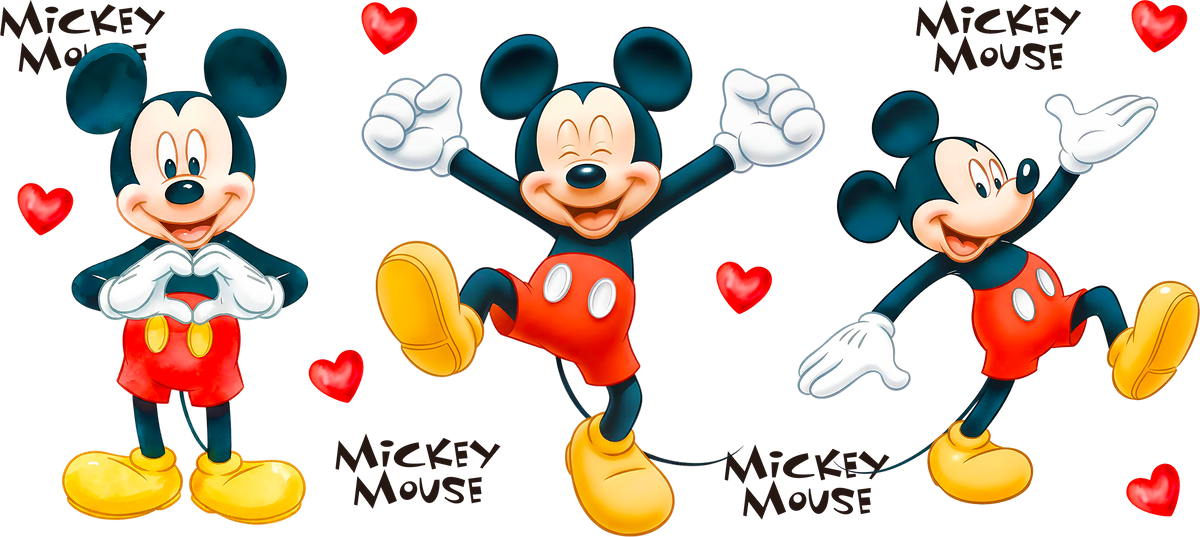 Amor de Pareja Clásica para Vasos Snowglobe de 16 oz (Mickey Minnie)