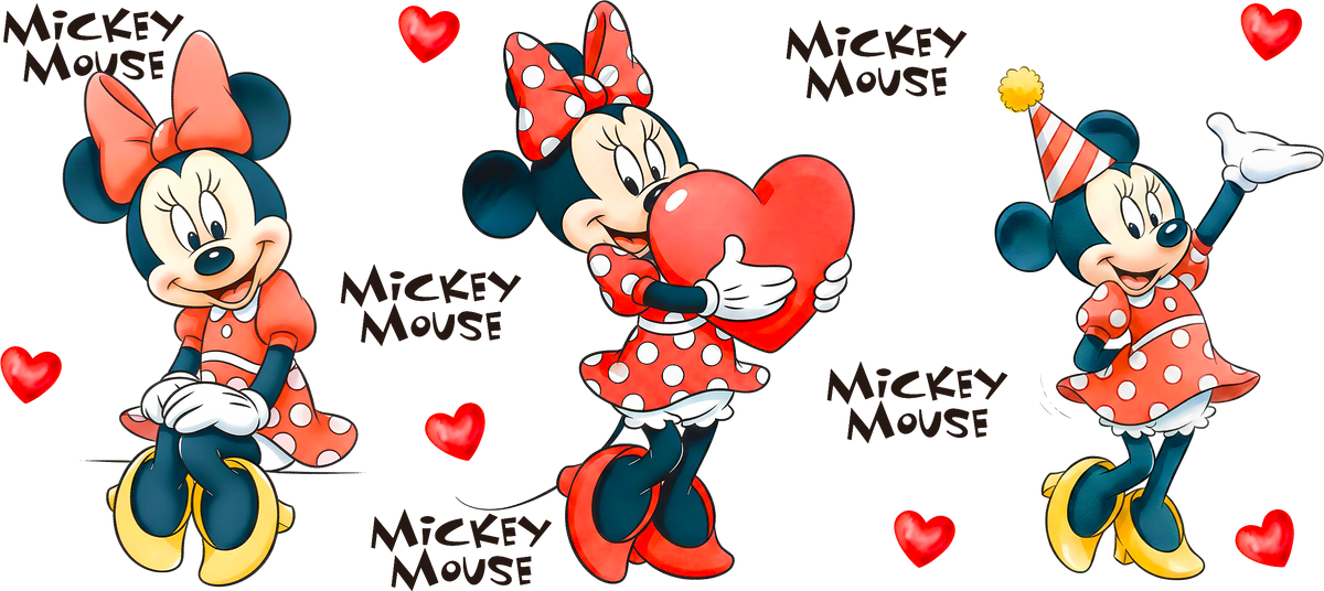 Amor de Pareja Clásica para Vasos Snowglobe de 16 oz (Mickey Minnie)