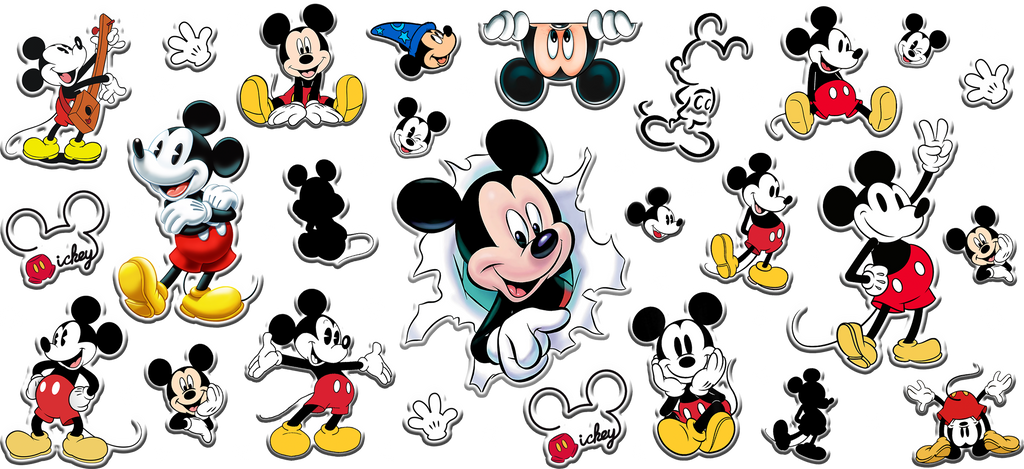 Amor de Pareja Clásica para Vasos Snowglobe de 16 oz (Mickey Minnie)