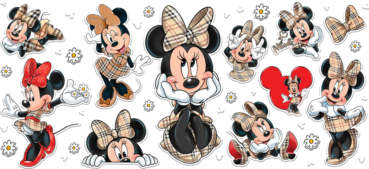 Amor de Pareja Clásica para Vasos Snowglobe de 16 oz (Mickey Minnie)