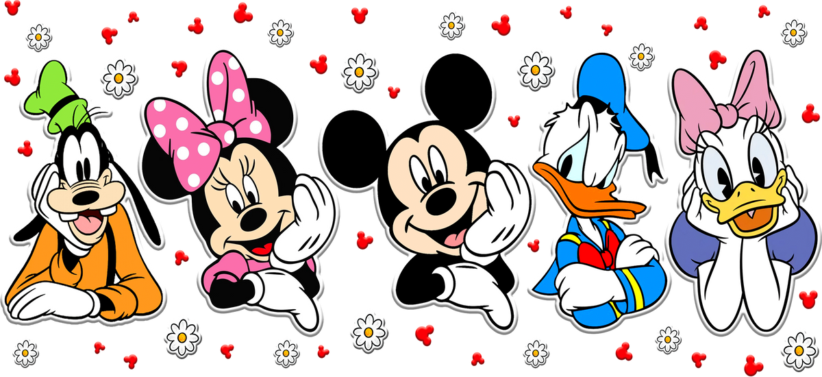 Amor de Pareja Clásica para Vasos Snowglobe de 16 oz (Mickey Minnie)
