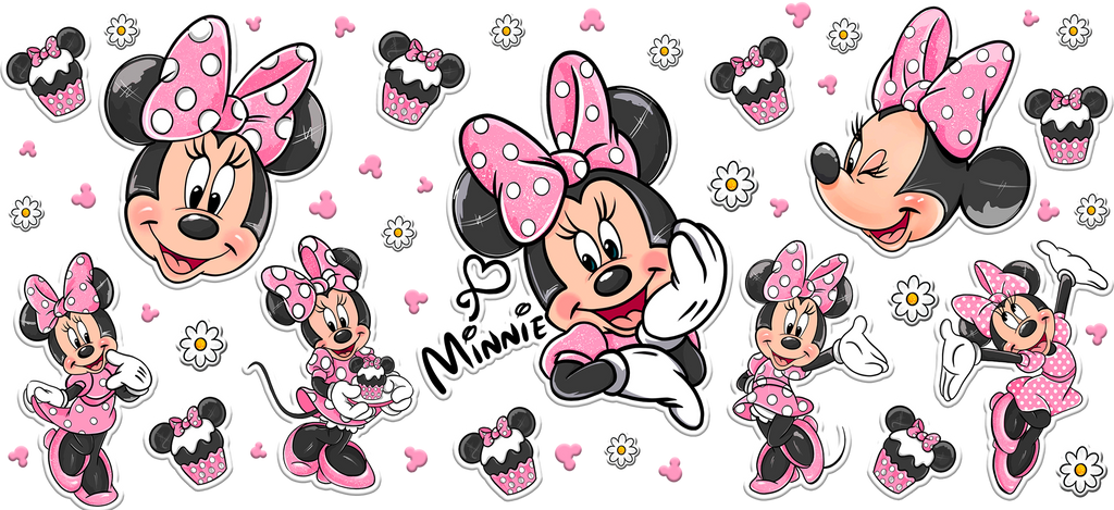 Amor de Pareja Clásica para Vasos Snowglobe de 16 oz (Mickey Minnie)