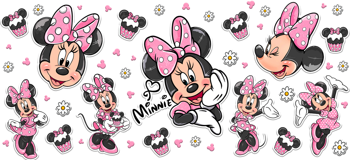 Amor de Pareja Clásica para Vasos Snowglobe de 16 oz (Mickey Minnie)