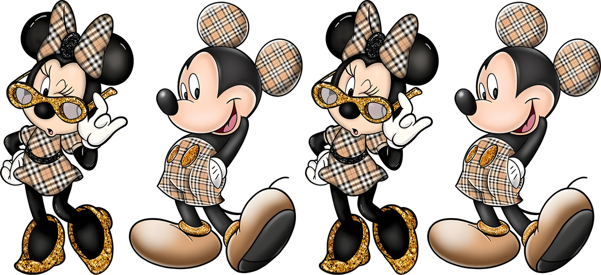 Amor de Pareja Clásica para Vasos Snowglobe de 16 oz (Mickey Minnie)