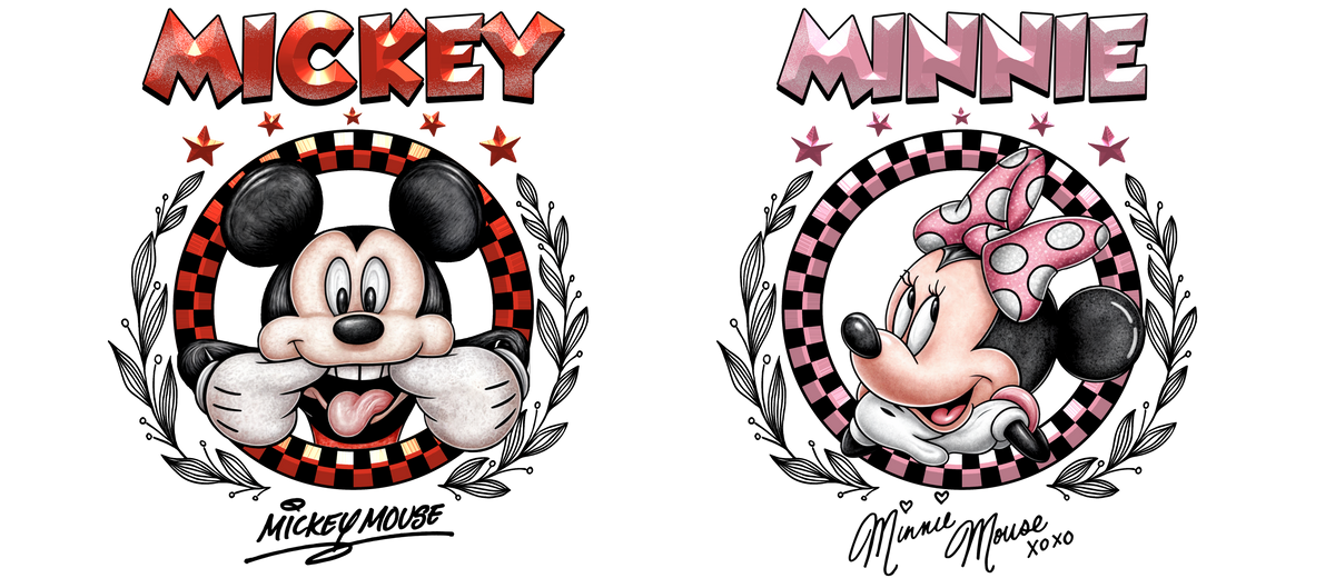 Amor de Pareja Clásica para Vasos Snowglobe de 16 oz (Mickey Minnie)