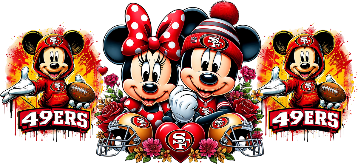 Diversión de Fútbol Americano para Vasos Snowglobe de 16 oz (Mickey NFL)