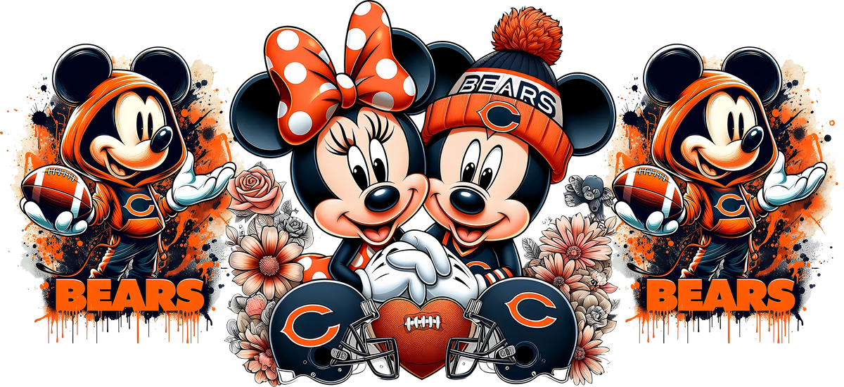 Diversión de Fútbol Americano para Vasos Snowglobe de 16 oz (Mickey NFL)