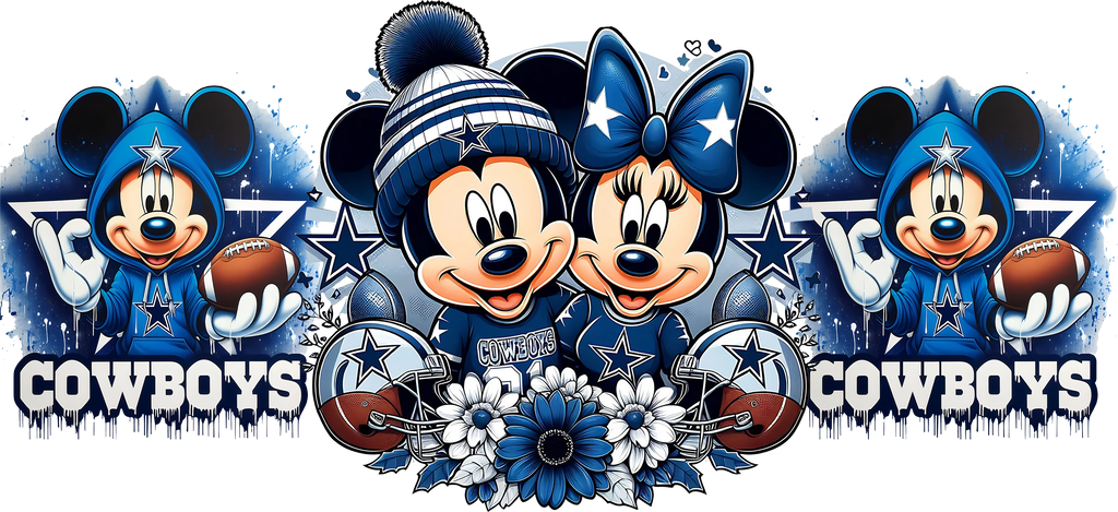 Diversión de Fútbol Americano para Vasos Snowglobe de 16 oz (Mickey NFL)