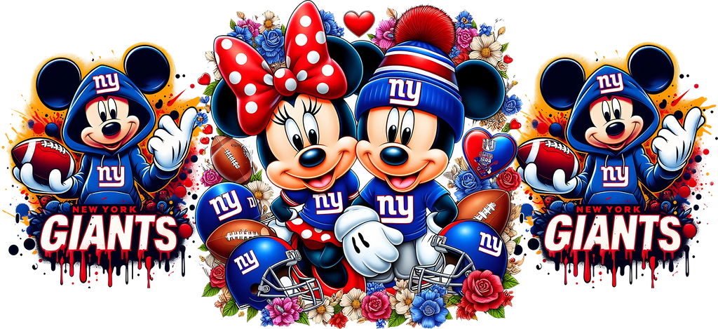Diversión de Fútbol Americano para Vasos Snowglobe de 16 oz (Mickey NFL)