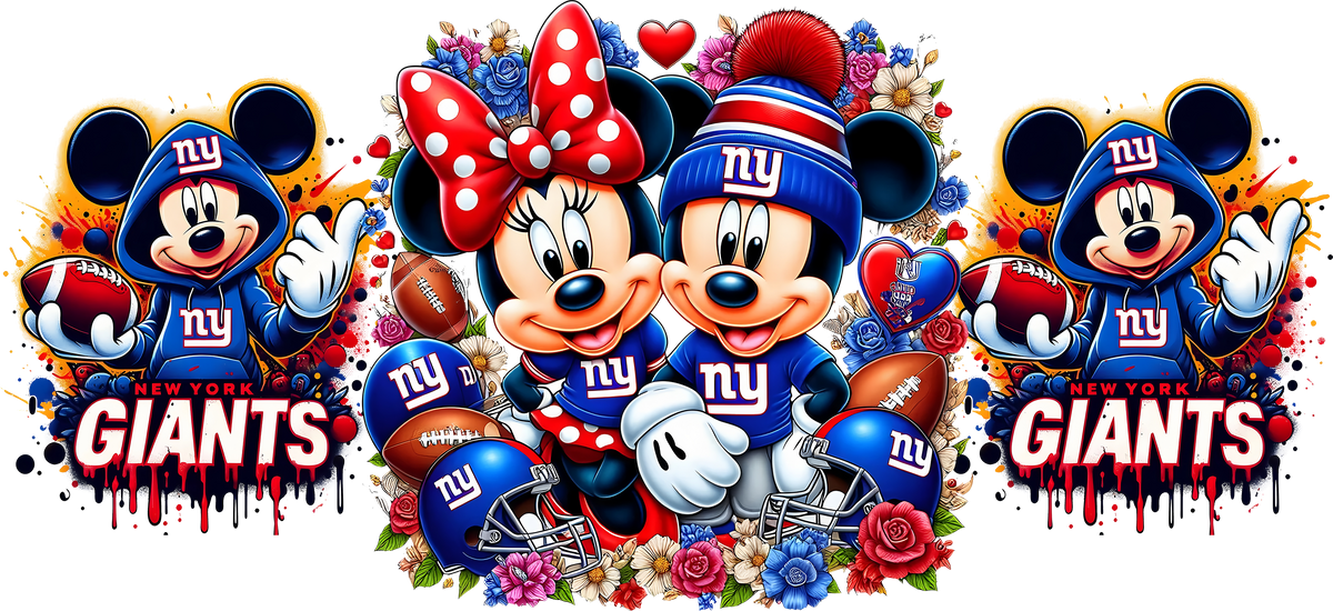 Diversión de Fútbol Americano para Vasos Snowglobe de 16 oz (Mickey NFL)