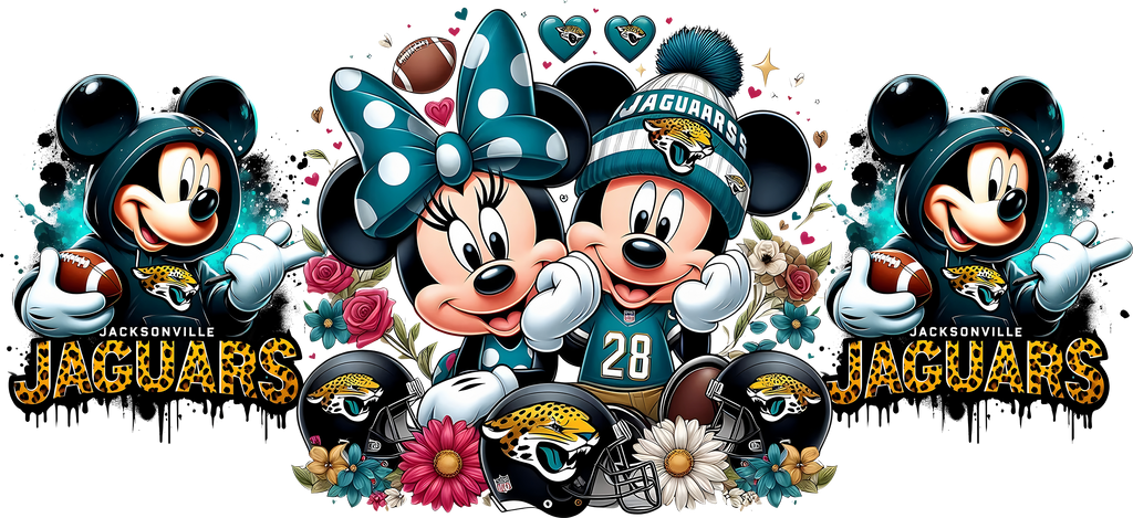 Diversión de Fútbol Americano para Vasos Snowglobe de 16 oz (Mickey NFL)